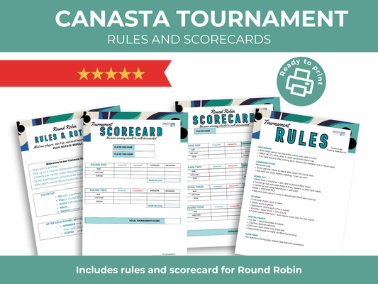 Canasta Tournament & Round Robin Rules