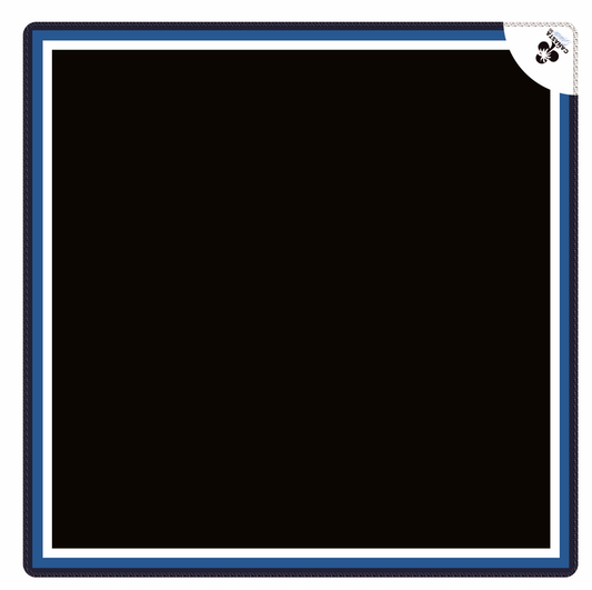 Blue and White Stripes Mat